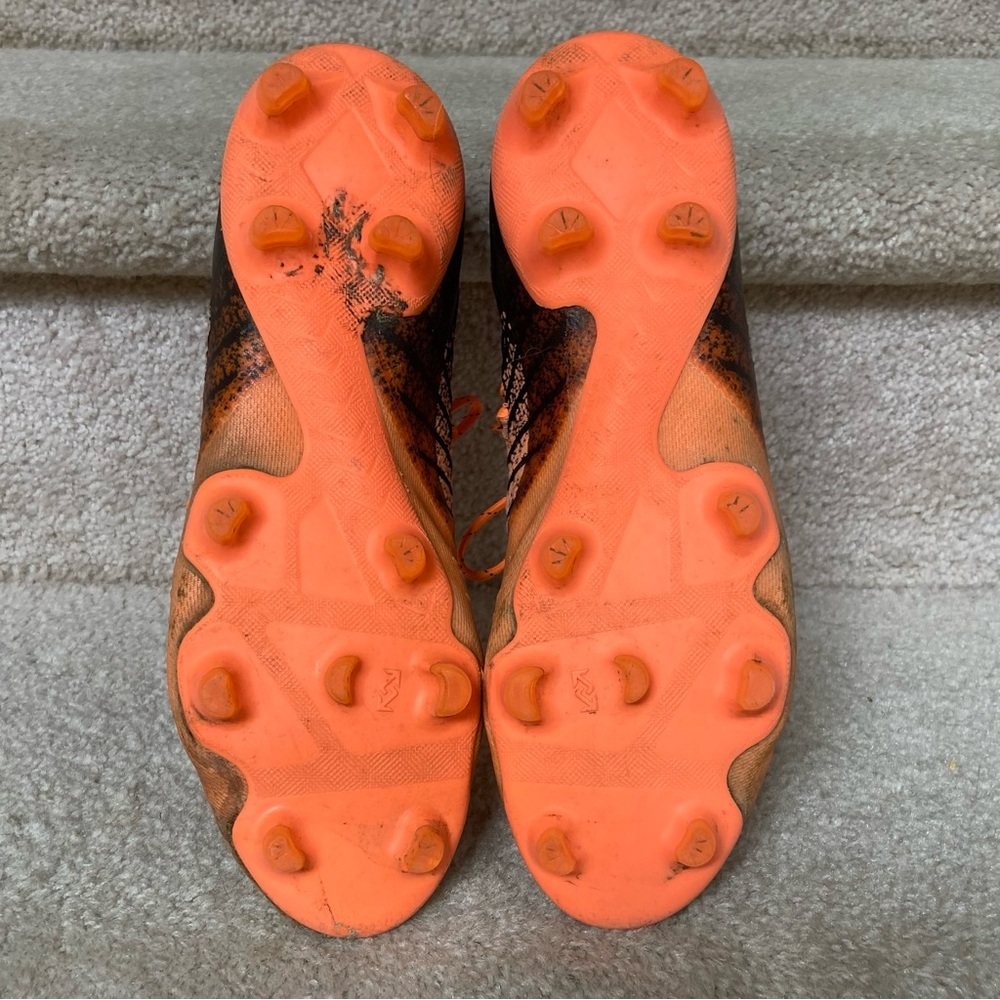 Puma Future Fuzionfit Pro 1 ACZ Evoknit Soccer Cleats Orange Black Men’s 10 - Picture 7 of 10